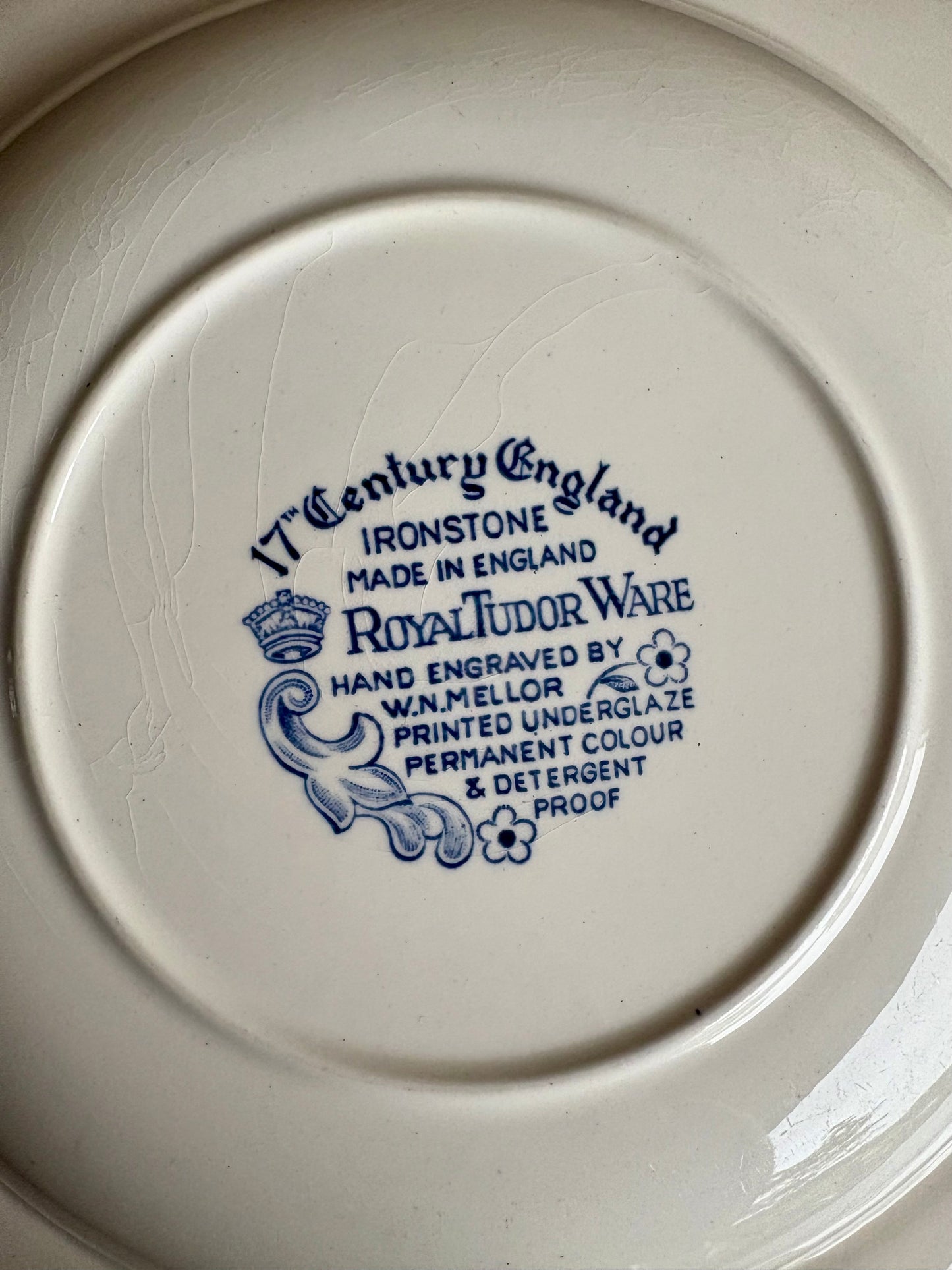 Vintage Engelse Royal Tudor Ware borden | set van 5