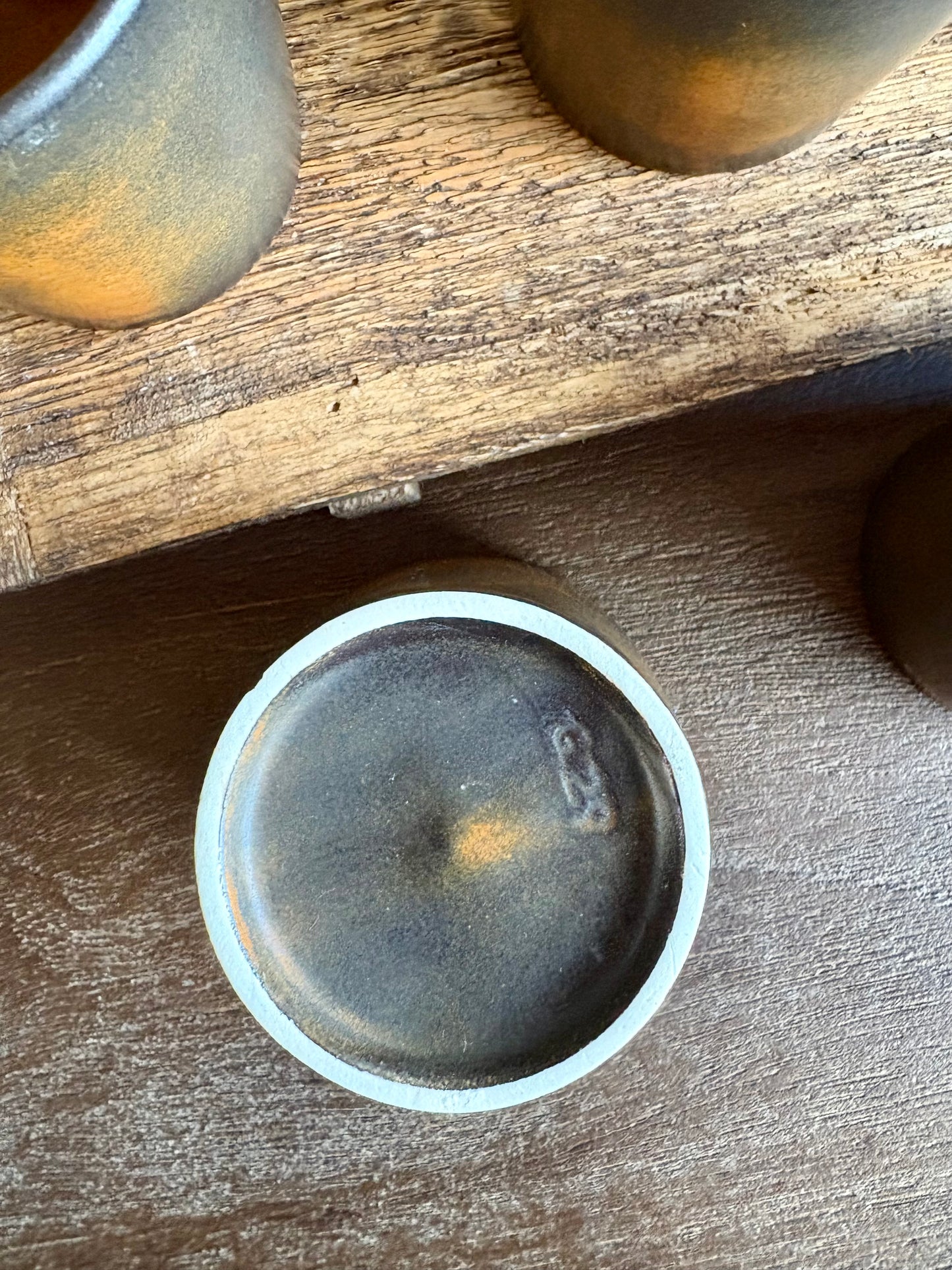 Vintage 70’s keramieken mokken | set van 6