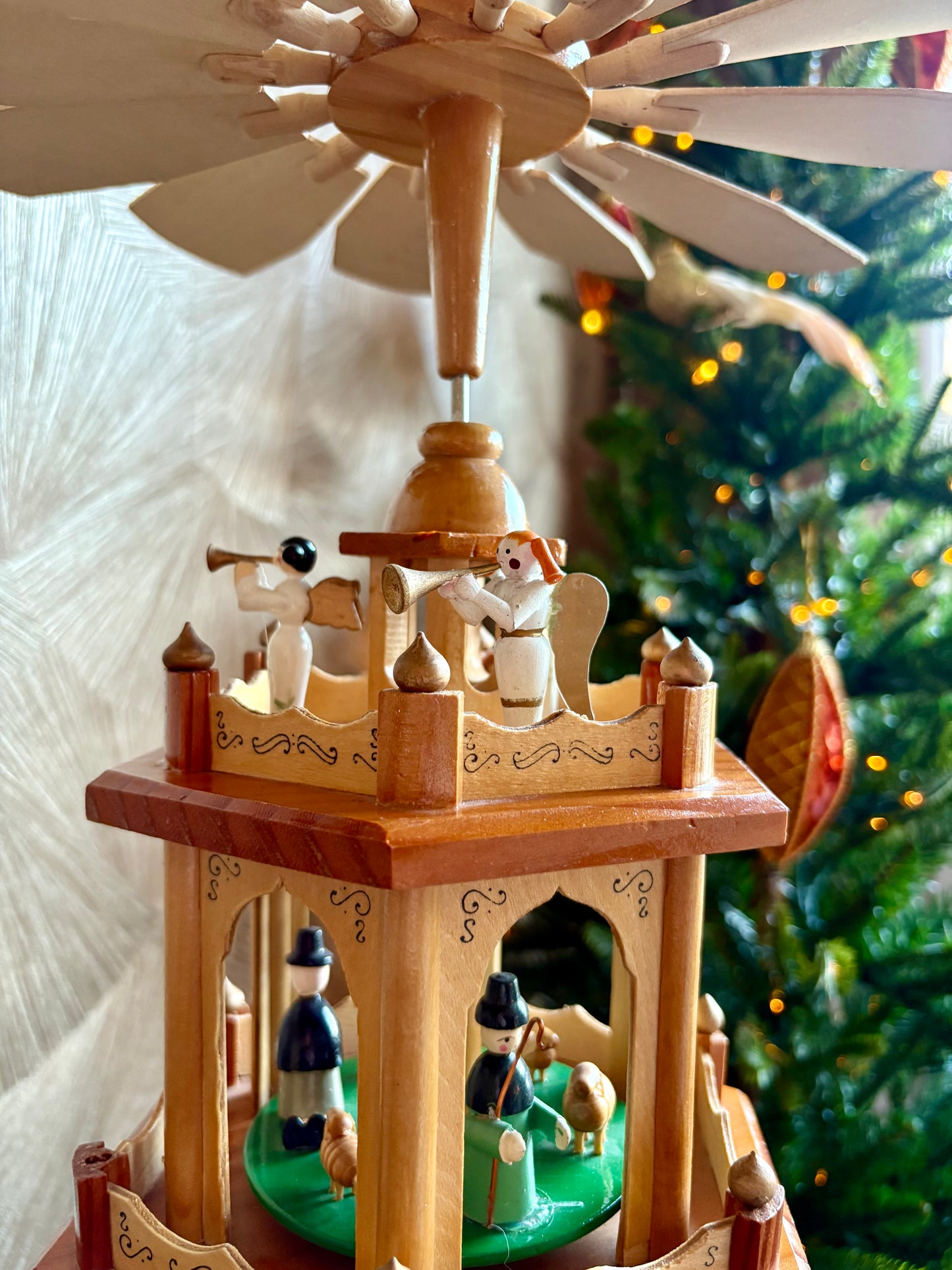Vintage kerstpyramide - Design Hesse