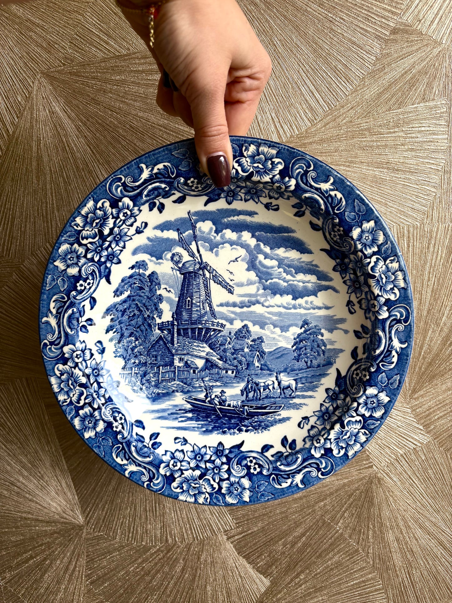 Vintage Engelse Royal Tudor Ware borden | set van 5