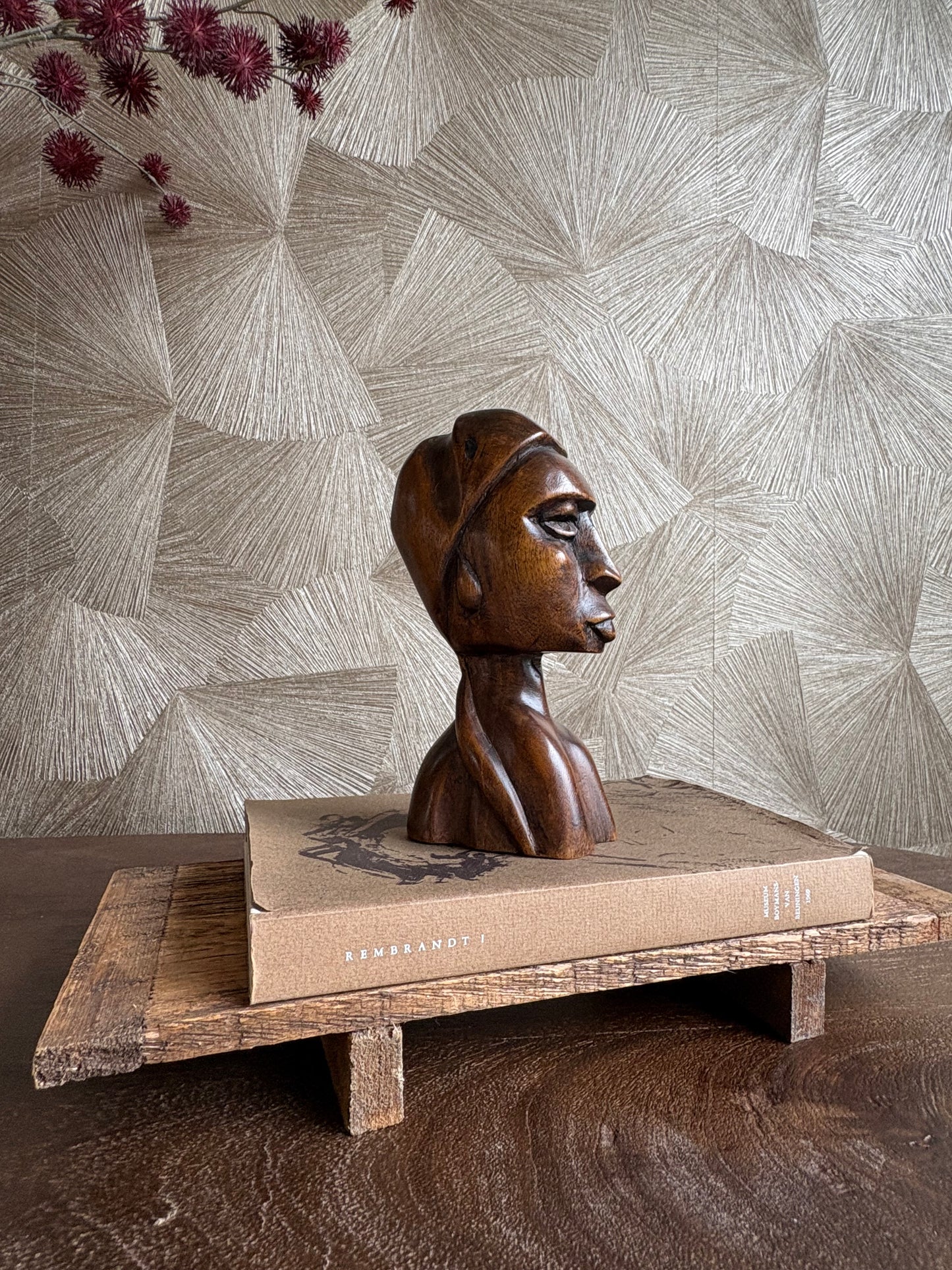 Vintage Art - Houten sculptuur