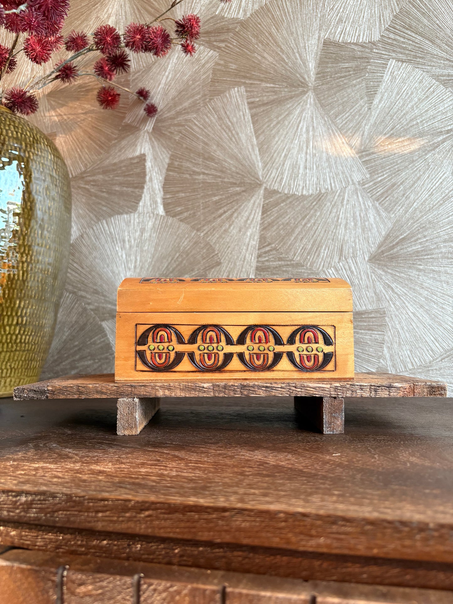 Vintage houten doosje