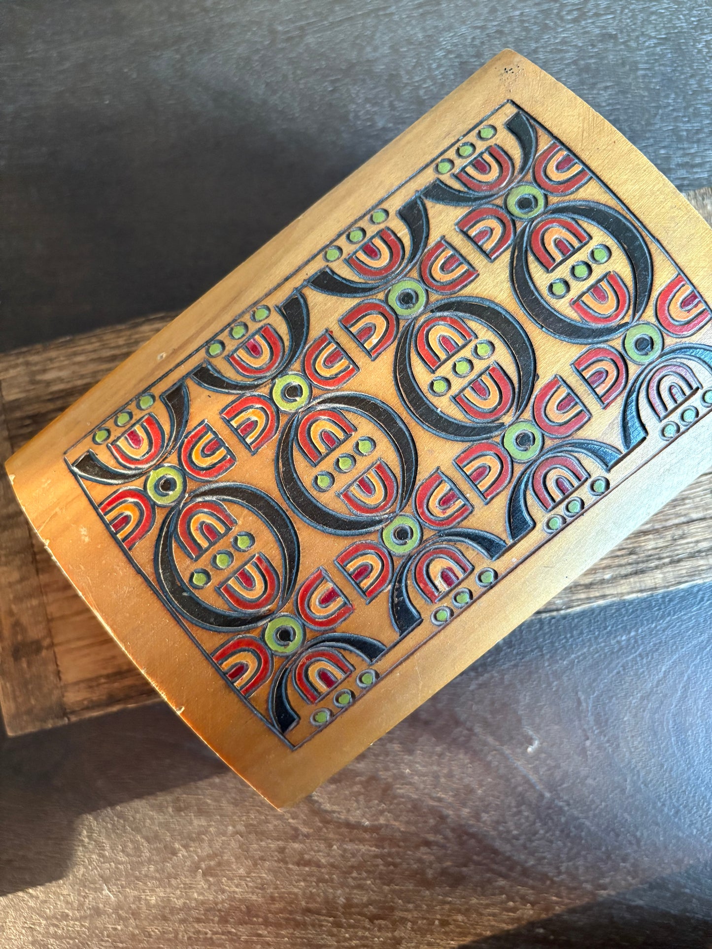 Vintage houten doosje