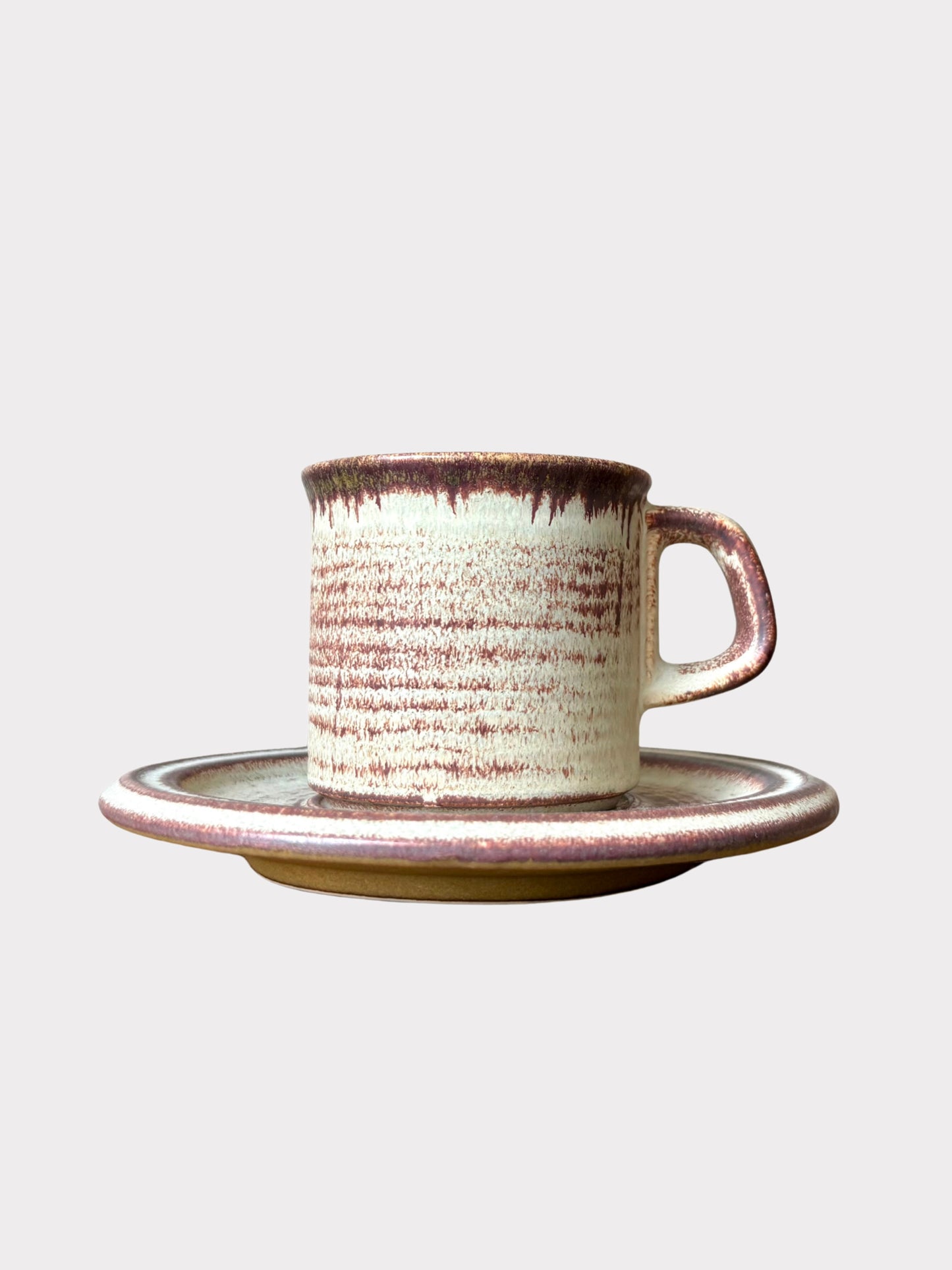 Vintage kop en schotel | set van 4