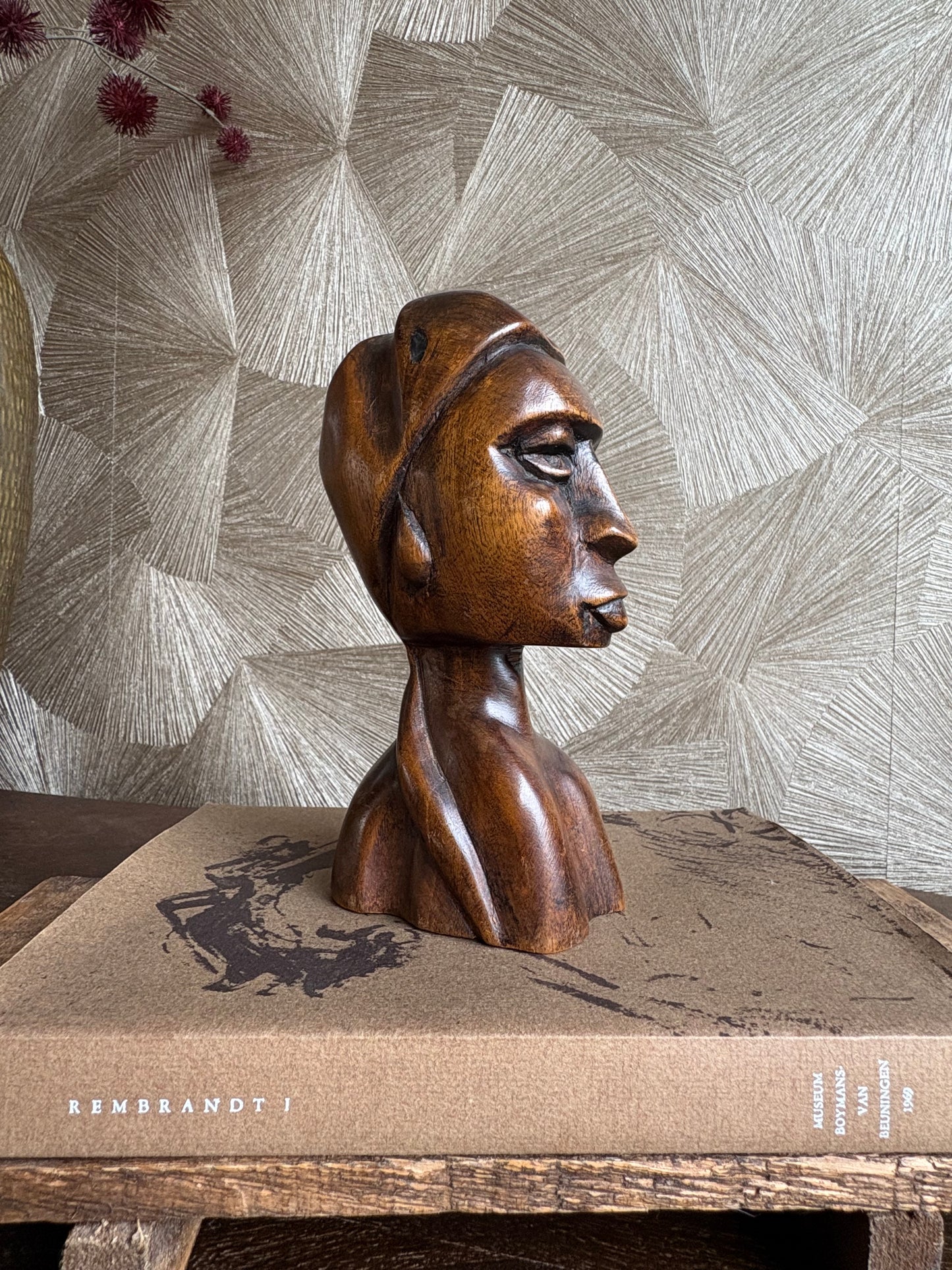 Vintage Art - Houten sculptuur