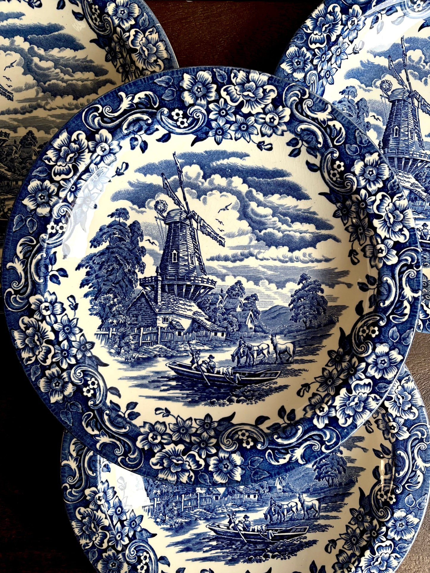 Vintage Engelse Royal Tudor Ware borden | set van 5