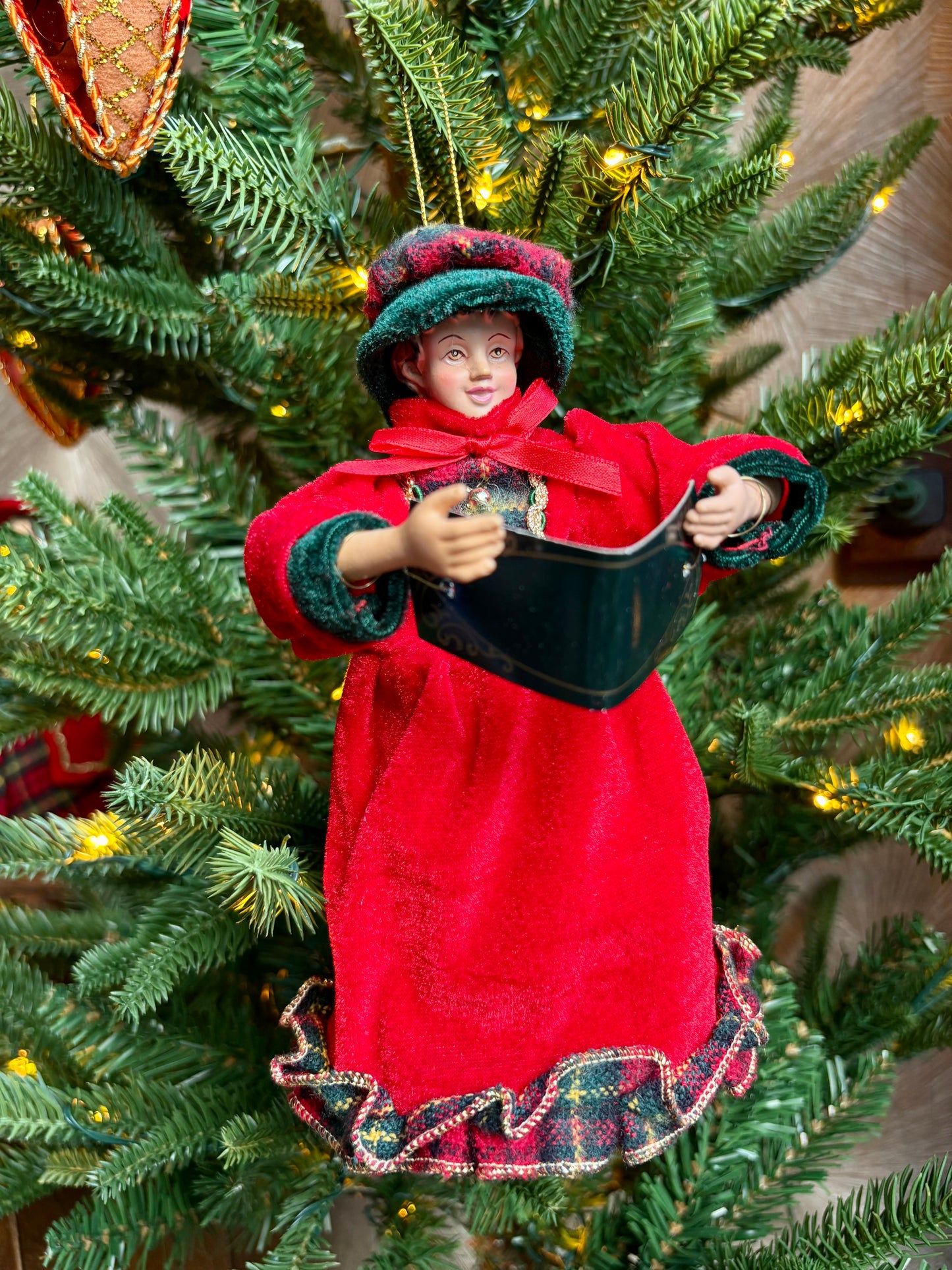 Vintage Charles Dickens kerstkoor poppen | set van 4