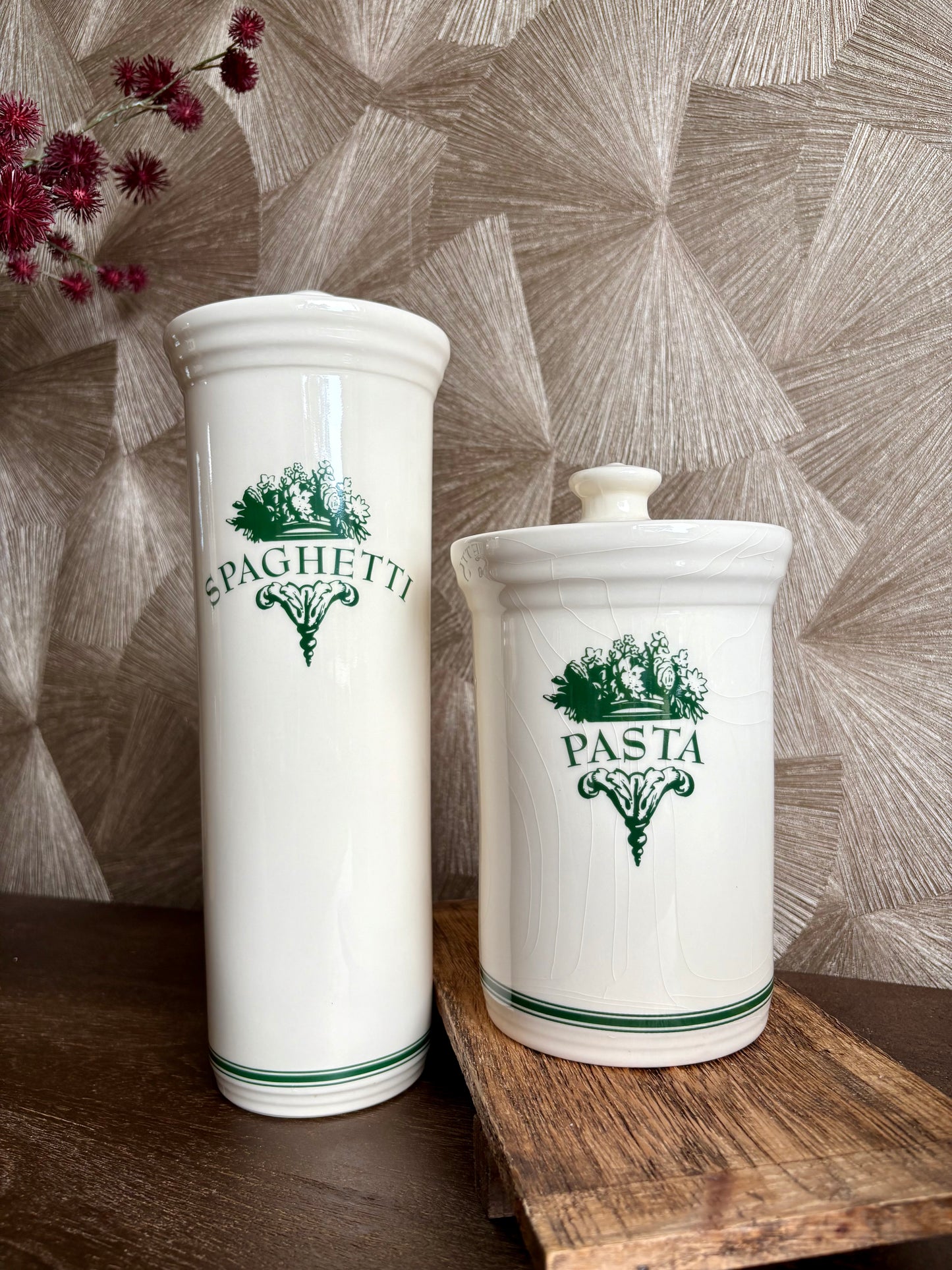 Vintage Engelse voorraadpotten | set van 5