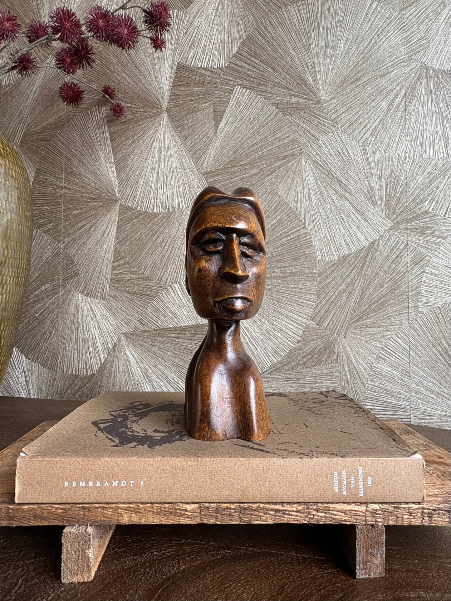 Vintage Art - Houten sculptuur