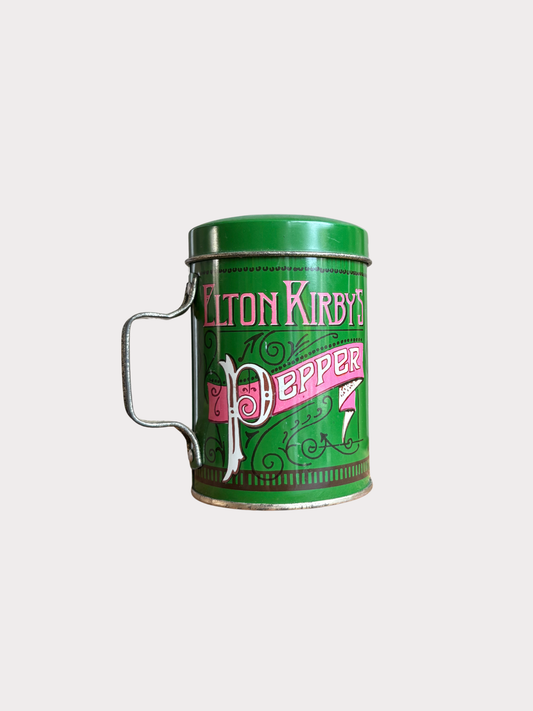 Vintage metalen peper strooibus