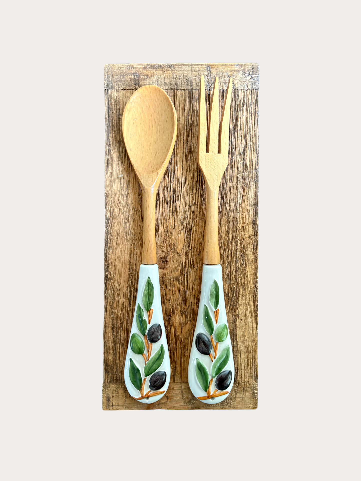 Vintage slabestek met olijven