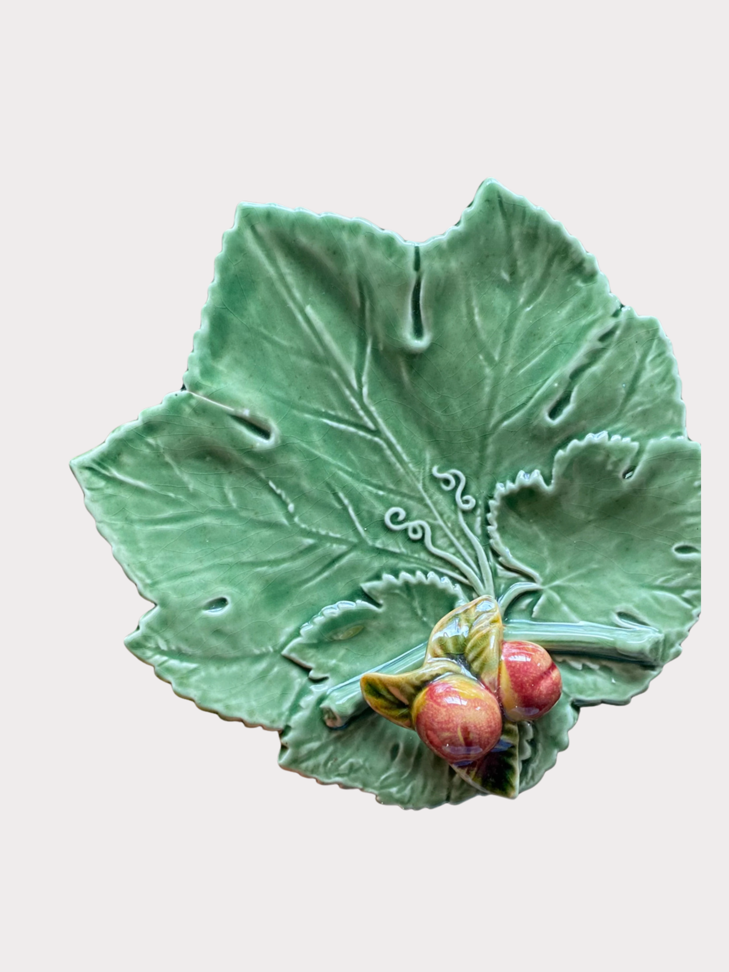 Vintage keramieken decoratie schaal